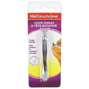 Mercurochrome - Coupe-ongles à tête rotative - 1 coupe-ongles