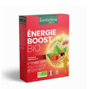 Santarome Bio - Energie Boost Bio 20 ampoules Coup d'énergie immédiat