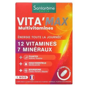 Santarome - Vita'max Multivitamines 30 Comprimés