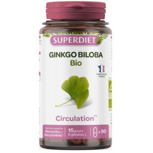 Superdiet - Ginkgo Biloba - 90 gélules