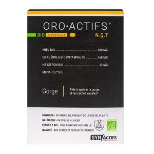Synactifs - OroActifs Bio - 24 Pastilles