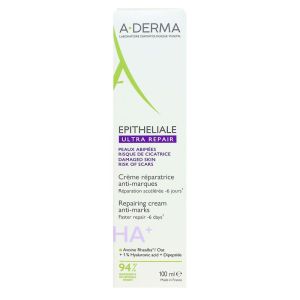 A-DERMA Epitheliale HA+ Ultra Repair Crème Réparatrice Anti-Marques - 100 ml