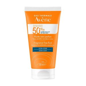 Avène - Fluide solaire sans parfum visage SPF50+ - 50ml