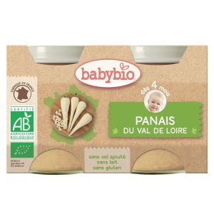 Babybio - Panais du Val de Loire - dès 4 mois - 2x130g