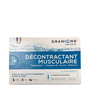 Décontractant Musculaire - 30 ampoules