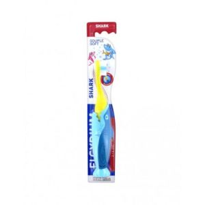 Elgydium - Brosse à dents Shark 2/6 ans - Brosse souple