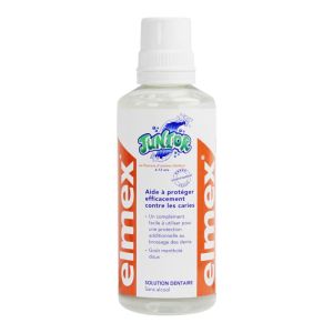 ELMEX JUNIOR Bain de bouche aide à protéger contre les caries - 400ml