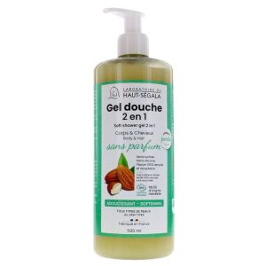 Haut Ségala - Gel Douche 2en1 sans parfum - 500Ml