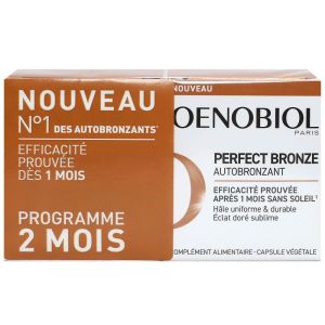 Oenobiol - perfect bronze autobronzant - programme 2 mois - 60 capsules