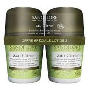Sanoflore - Déodorant 24 h Citrus - 2 x 50 ml