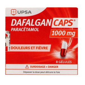 UPSA - DafalganCaps 1000mg - 8 gélules