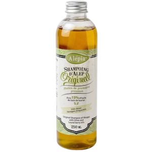 Alepia - Shampoing d'Alep Original 15% d'huile de baie de laurier - 250ml