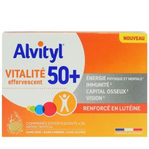 Alvityl - Vitalité 50+ effervescent - 30cpr