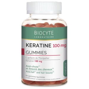 Biocyte -  Keratine 100 mg Gummies - 60 Gommes à mâcher