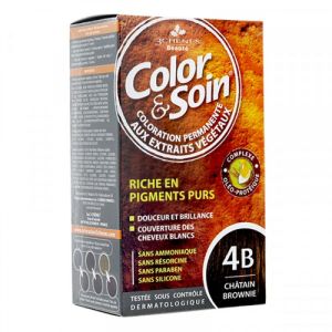 Color & Soin - Coloration Permanente - 4B châtain brownie