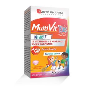 Forté Pharma - MultiVit'kids Défense - 30 comprimés à croquer