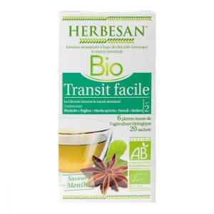 Herbesan - Infusion bio n°2 transit facile - 20 sachets