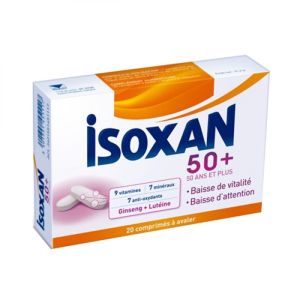 Isoxan - 50 Ans Et Plus - 20 comprimés