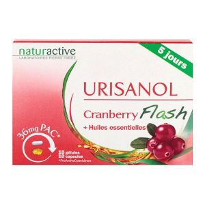 Naturactive - Urisanol Flash Cranberry - 10 gélules + 10 capsules
