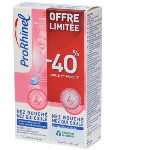 ProRhinel - Spray Nasal Nourrissons/Jeunes Enfants Lot de 2 x 100 ml