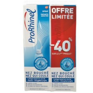 ProRhinel - Spray nez bouché - 2x100 mL