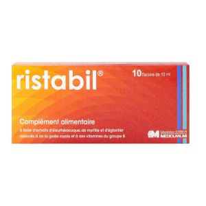 Ristabil - Anti Fatigue - 10 Flacons x 10ml