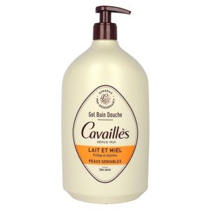 Rogé Cavaillès - Gel bain douche surgras au lait et miel - 1L