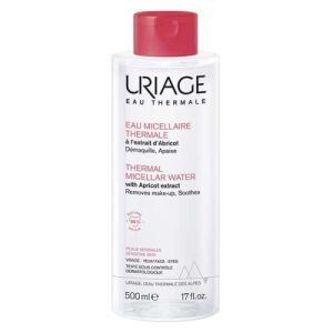 Uriage - Eau micellaire thermale à l'extrait d'abricot - 500ml