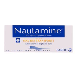 Cooper - Nautamine mal des transports - 20 comprimés