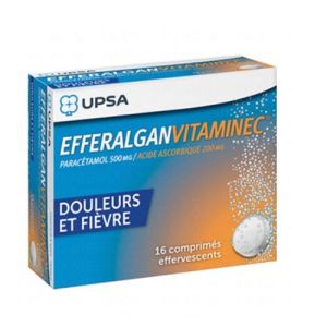 Efferalgan Vitamine C 500/200mg - 16 comprimés effervescents