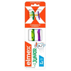 Elmex Junior - Brosse à Dents Souple x2