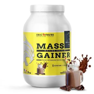 Eric Favre - Mass Gainer Native Origin saveur Chocolat - 3kg