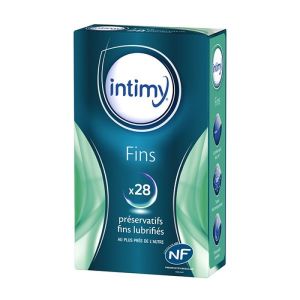 Intimy - Fins - 28 préservatifs