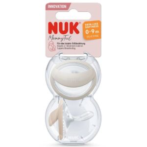 NUK - MommyFeel Sucettes Greige 0-9mois - 2 sucettes