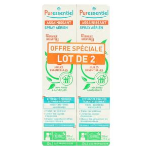 Puressentiel - Spray assainissant 41 Hl essentielles lot 2 - 2x200 ML