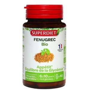 Superdiet - Fenugrec bio - 40 gélules