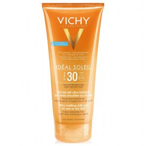 Vichy  Ideal soleil Gel de lait ultra-fondant sur peau mouillée ou sèche SPF30 - 200ml