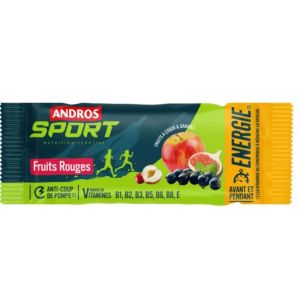 Andros sport - Barre énergétique fruits rouges - 40g