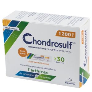 Chondrosulf 1200mg sans sucre - 30 sachets