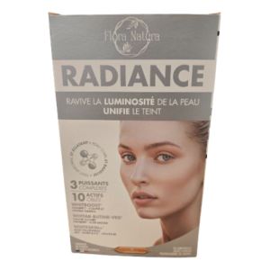 Flora natura - Radiance ampoules luminosité de la peau - 20 ampoules