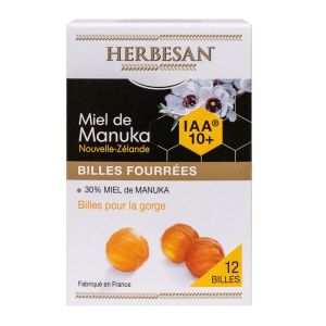 Herbesan - Miel de Manuka billes fourrées - 12 billes