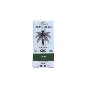 Remedeus - Origin Light Chanvre Naturel Spectre Large CBD 10% - 10ml