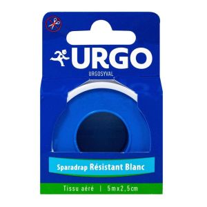 Urgosyval - Sparadrap tissu blanc - 5 m x 2,5 cm