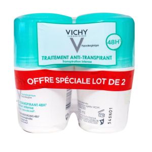 Vichy - Déodorant anti-transpirant 48h transpiration intense - 2 x 50 ml