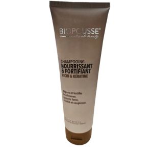 Biopousse - Shampooing Nourrissant et Fortifiant Ricin et Kératine - 250mL