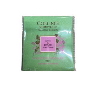 Colline de provence - Pochette parfumée duo Musc&pistache - 6g