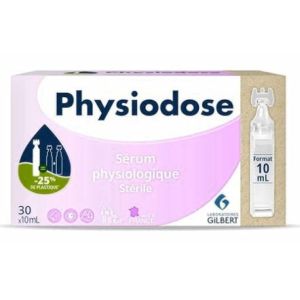 Gilbert - Physiodose sérum physiologique stérile - 30x10ml