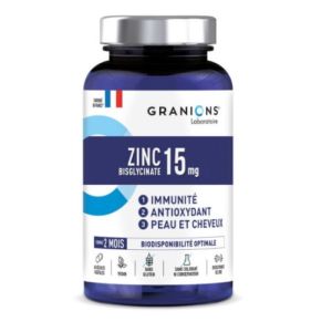 Granions - Zinc 15mg - 60 Gélules végétales