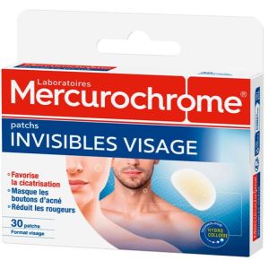 Mercurochrome - Patchs invisibles visage - 30 patchs