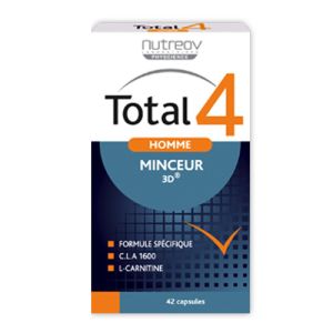 Nutreov - Total 4 Homme - Minceur 3D - 42 capsules